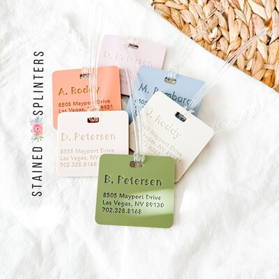 Personalized Luggage Tags - image4